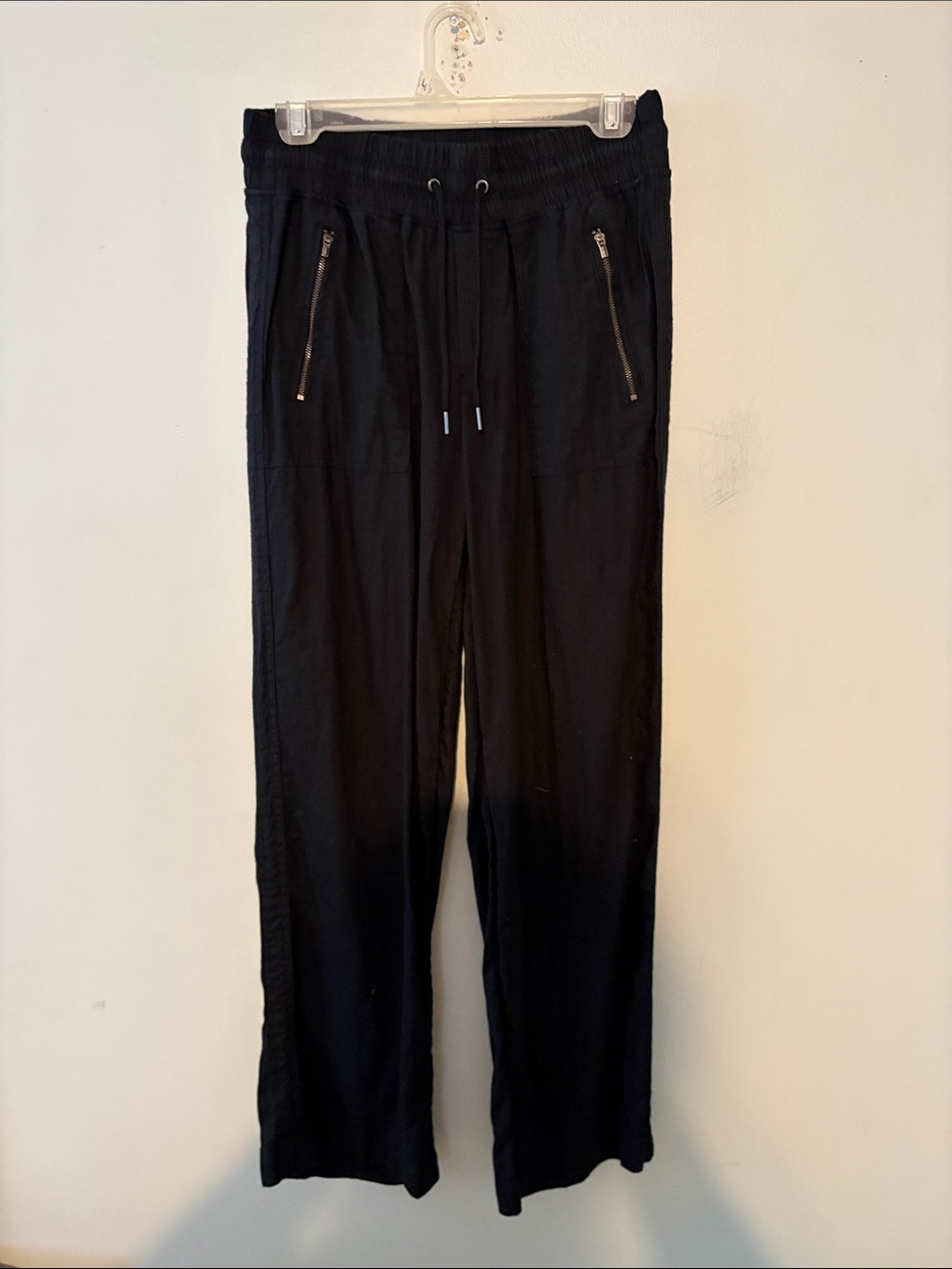 Athleta Black Linen Pants